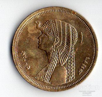 Египет 50 пиастров 2005г.  XF