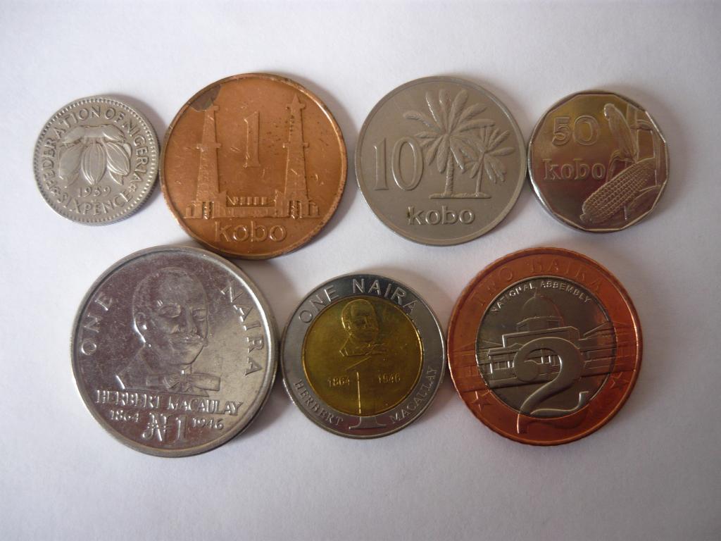Нигерия.Набор 7 монет. 1959 -2006 г.