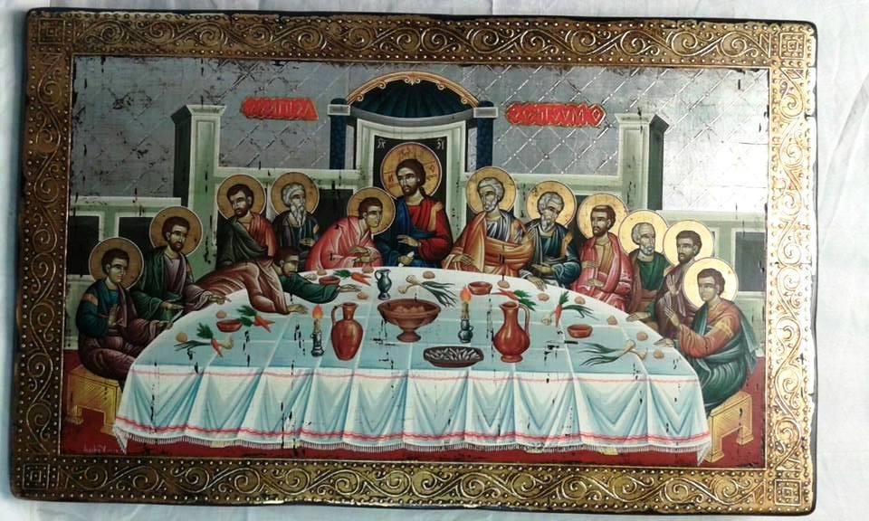 Тайная Вечеря — трапеза Иисуса Христа с апостолами 50х80 Greece