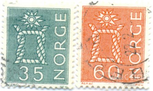 Норвегия 1962 морской узел лот-843