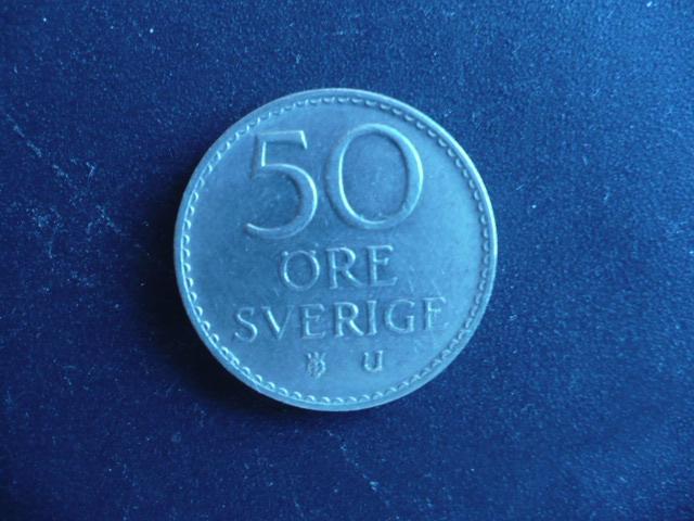 Швеция. 50 оре (эре) 1973 г.