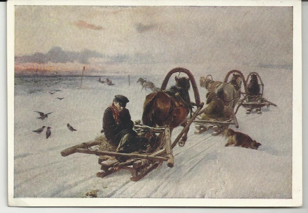 ЖИВОПИСЬ.ПРЯНИШНИКОВ.ПОРОЖНЯКИ.1872