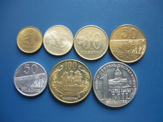 Парагвай .Набор 7  монет. 1992-2006 г.г.
