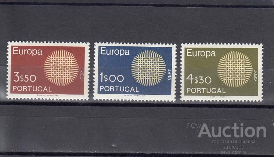 PORTUGAL ПОРТУГАЛИЯ  Европа Серия 1970  30 евро Сост** MNH