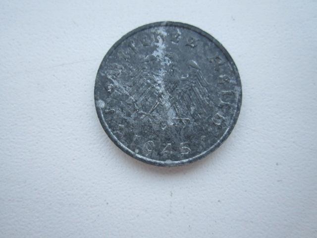 10 рейхспфеннигов 1945 F год,Германия(редкие,без свастики!!)