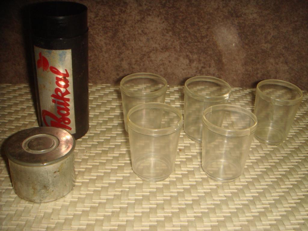 Складные стопки в пенале  Байкал,из СССР (Игр.-3). 
