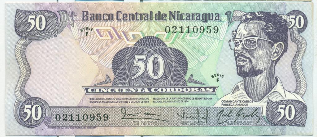 Никарагуа 50 кордобос 1984г = ПРЕСС