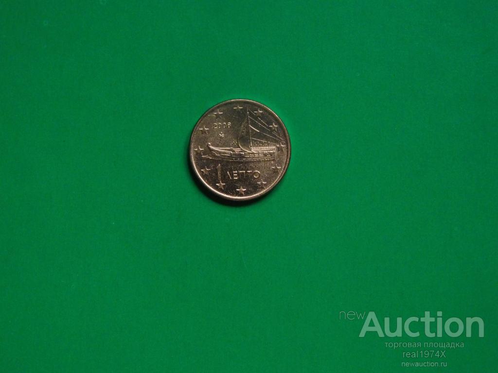 Греция 1 евроцент 2006 km#181 UNC!!!