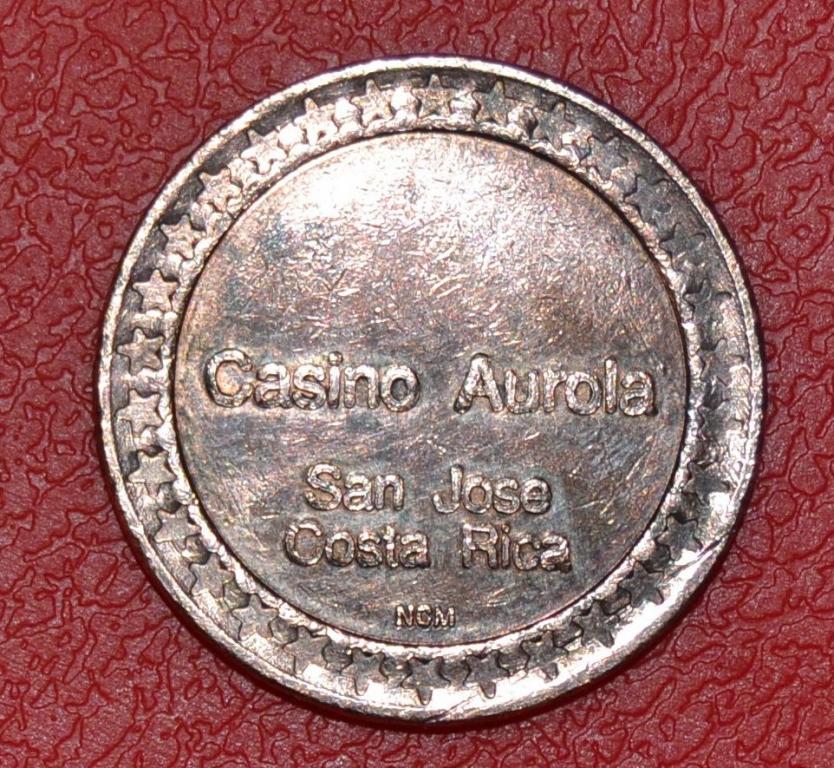 Жетон Казино AUROLA Коста-Рика  старенький