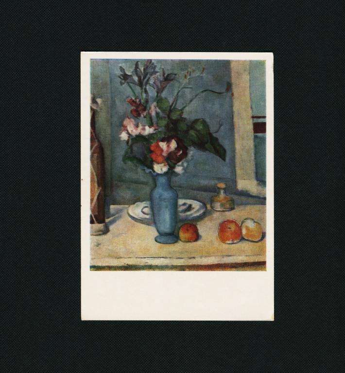 Открытка. Поль Сезанн. ИЗОГИЗ. 1957 год. Чистая. #2246.