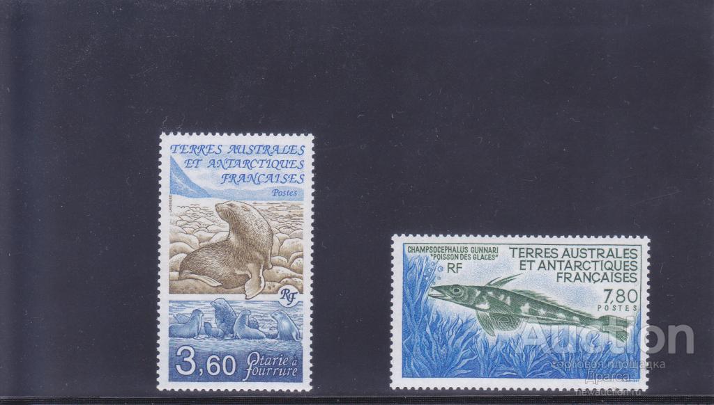Французские колонии ТААФ  1991 год MNH **  Фауна,птицы, рыба
