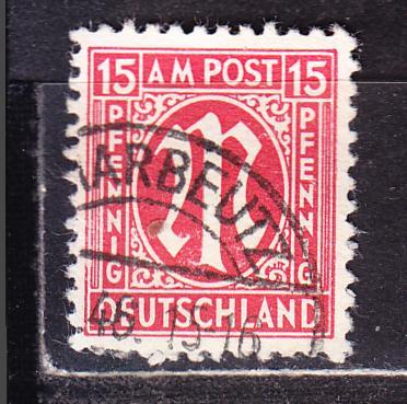 Германия, гаш, 1945-46 г., зубцы 11