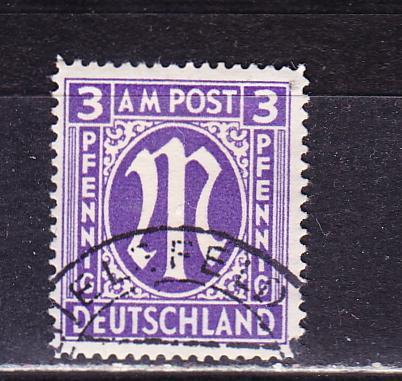 Германия, 1945-46 г., зубцы 14-14,5, гаш