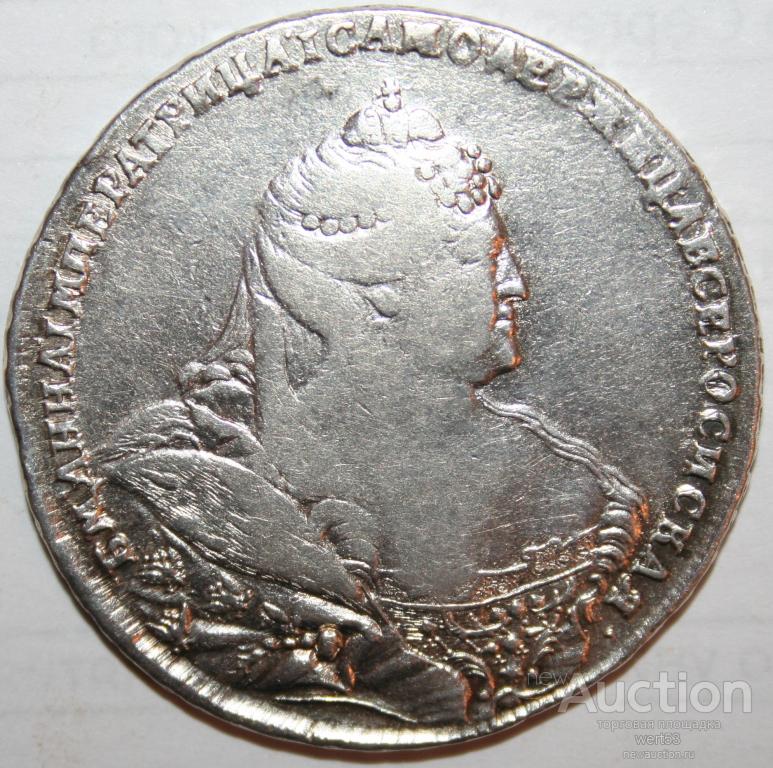 Рубль 1738 Московский тип