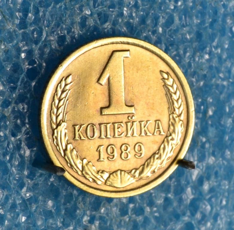 СССР 1 Копейка 1989 г.   Лот №  0684