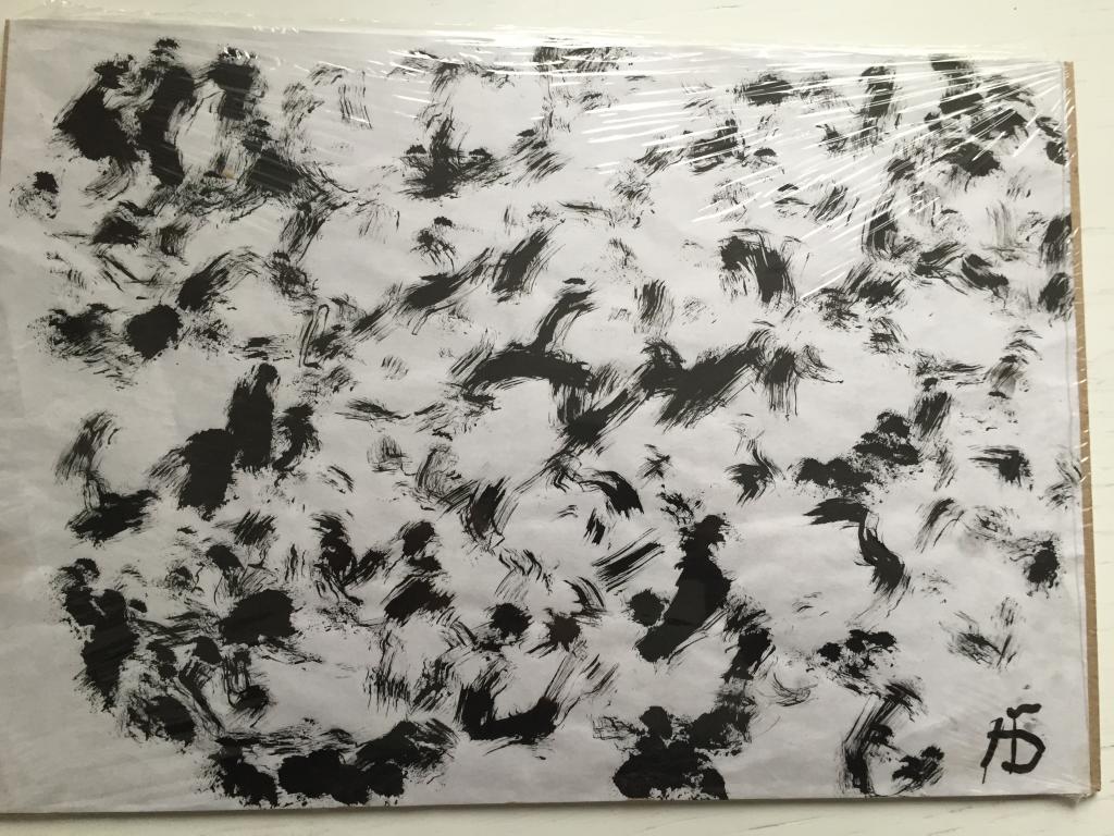 Бух А.Ф. (1923-2006)   Экспрессивные портреты. Рисунок 2