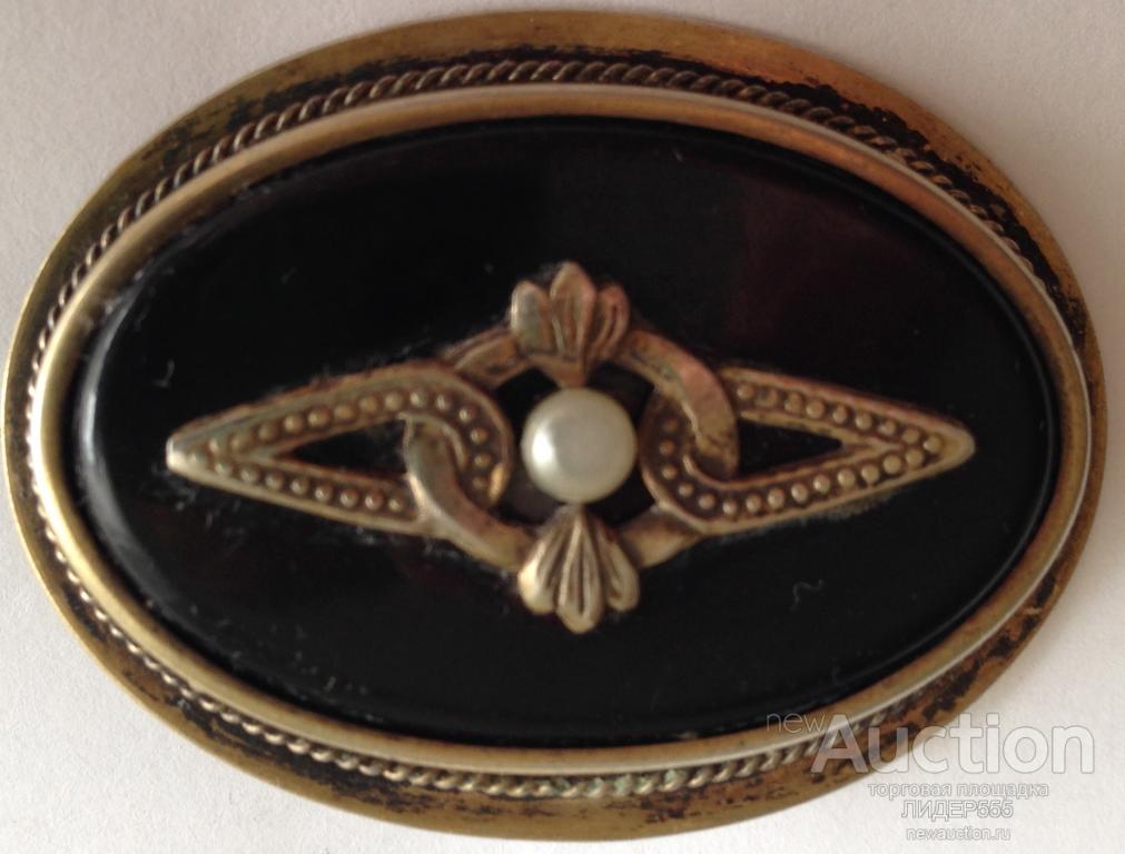 БРОШЬ СЕРЕБРО 875  ПР. 1930 ГОД!