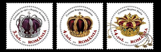 Румыния 2013 Регалии Короны румынских королей Атрибуты Атрибутика власти 3м**