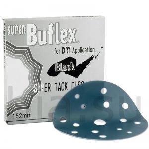 K3000 152мм KOVAX Super Buflex Dry Black Круг шлифовальный на липучке, 15 отверстий