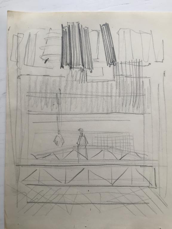 Трошин Н.С. (1897-1990)   "Рабочий на производстве" (начало 1930х)