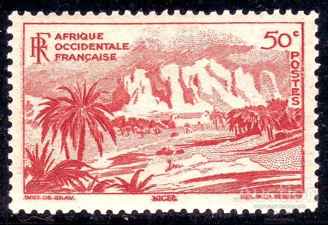Франц. Зап. Африка Mi № 37 из серии 1947г. (MNH)