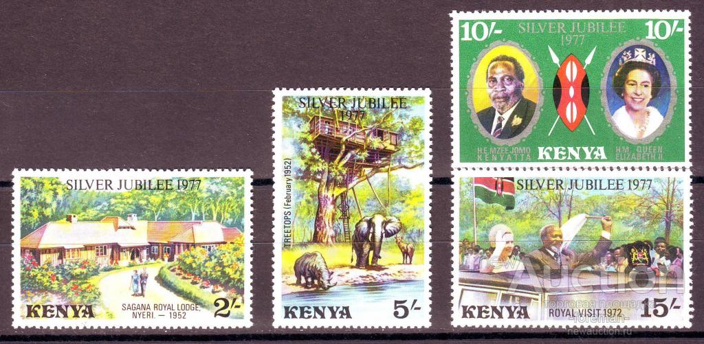 Кения Mi № 82-85 из серии 1977г. (MNH)