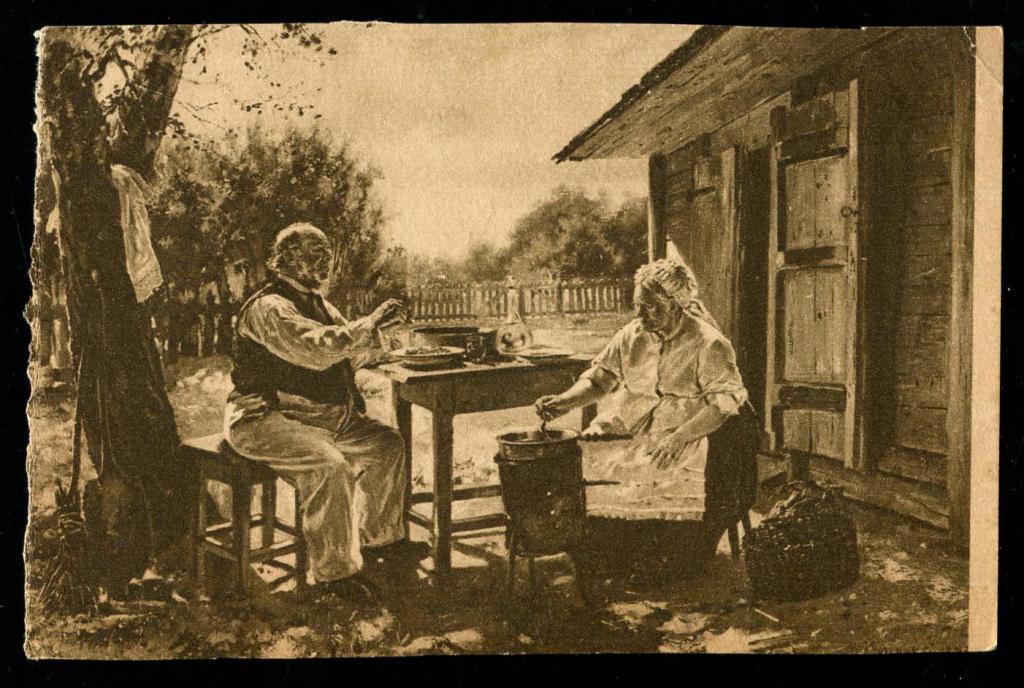 Картина варят варенье маковский