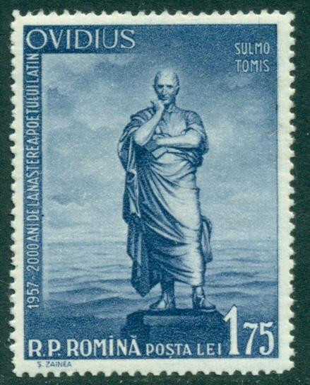 Romania Румыния 1957 Овидий литература поэзия стихи персоналии ** (1) полная