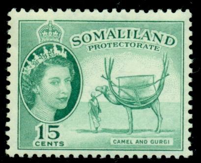 Somaliland Сомалиленд Сомали 1953 фауна млекопитающие верблюд * (1 из серии)