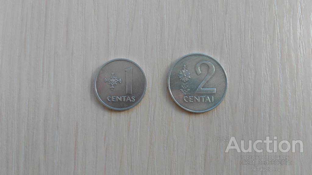 ЛИТВА  1,2  цента  1991года