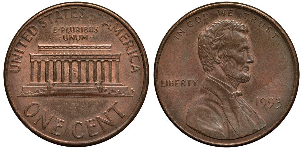 Центы сша монеты