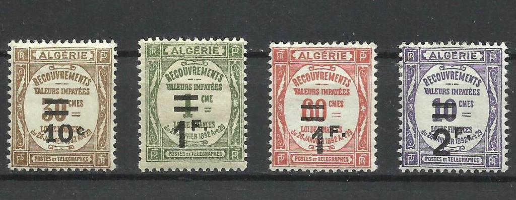 Алжир, 1926 г. Ивер 21-24 taxe полная серия * кат. 53 евро