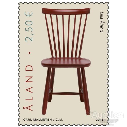 Марка. Аландские острова. Финляндия. Lilla Åland  – Chair. Стул. 2016 г