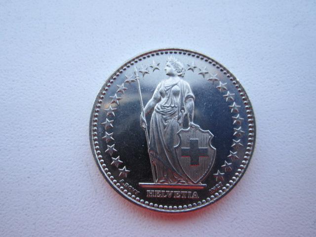2 франка 2009 В год,Швейцария,UNC