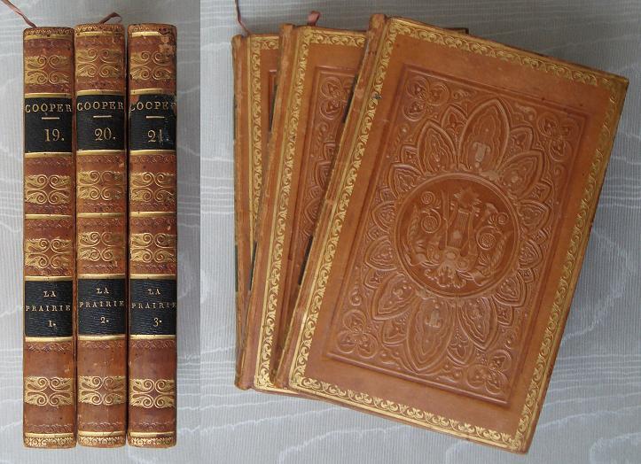 J.F.Cooper *Les pionniers* 3 тт из собр.соч. 1828