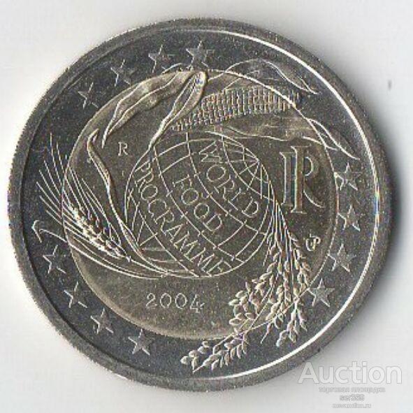 Италия 2 евро 2004 ФАО unc