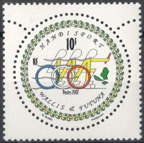 Уоллис и Футуна, 2007, № 957, € 0,6, MNH, полн., спорт, инвалиды