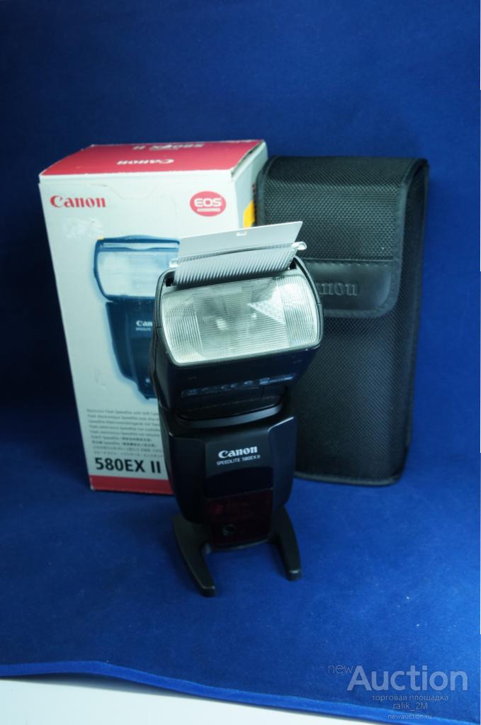 Canon Speedlite 580EX II,чехол, коробка