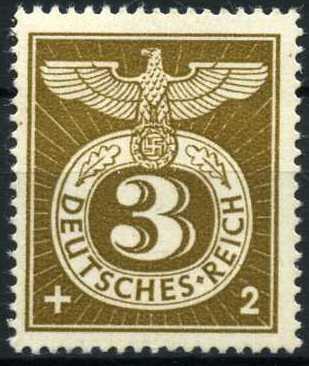Марки Германии 1943г MNH "Спецштемпель"