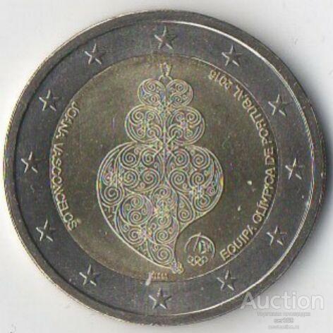 Португалия 2 евро 2016 Олимпийские игры в Рио UNC