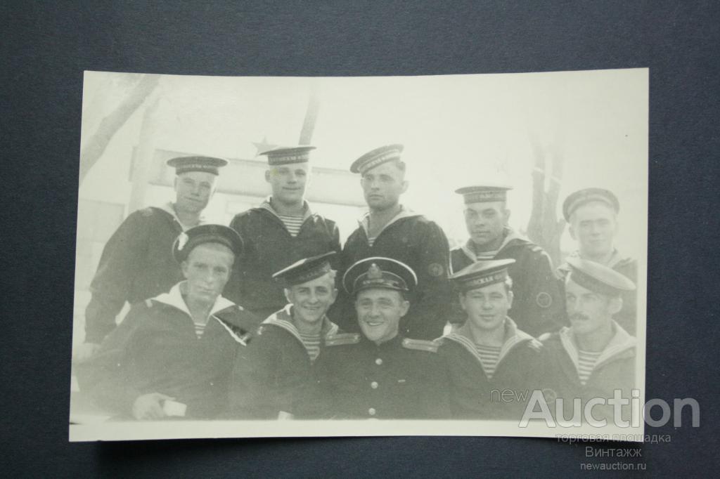 Фото Моряки Балтийская флотилия ПТЩ-343 1952