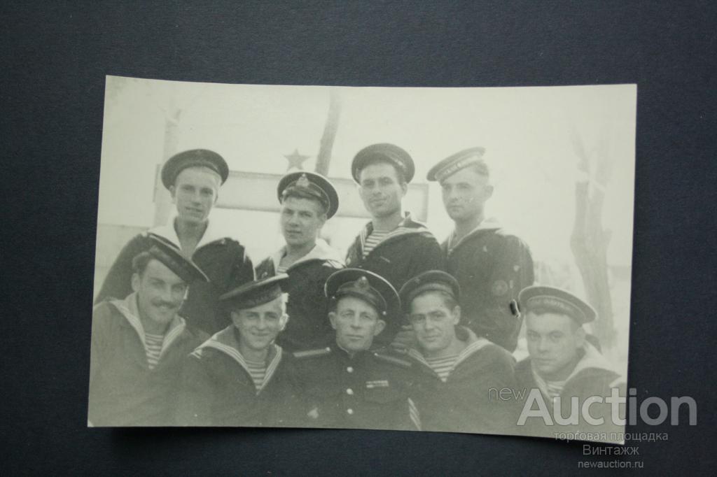 Фото Моряки Балтийская флотилия ПТЩ-343 1952