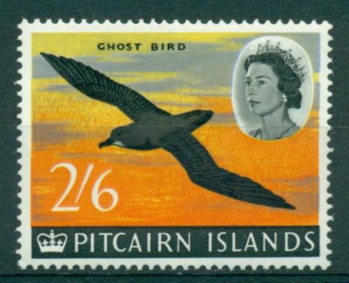 Pitcairn Питкерн 1964 фауна птицы 2/6 буревестник ** NH (1 из серии)