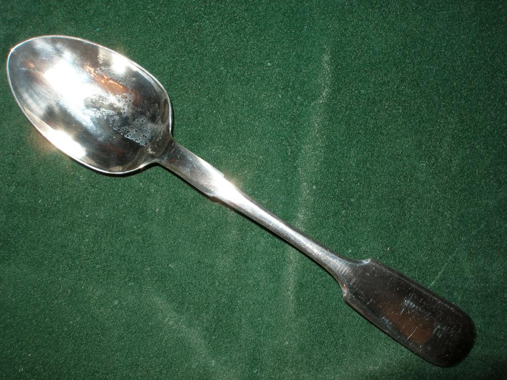 Ложка десертная. 84 пробы.1896 А.Ш.-ЕП. 32 гр.