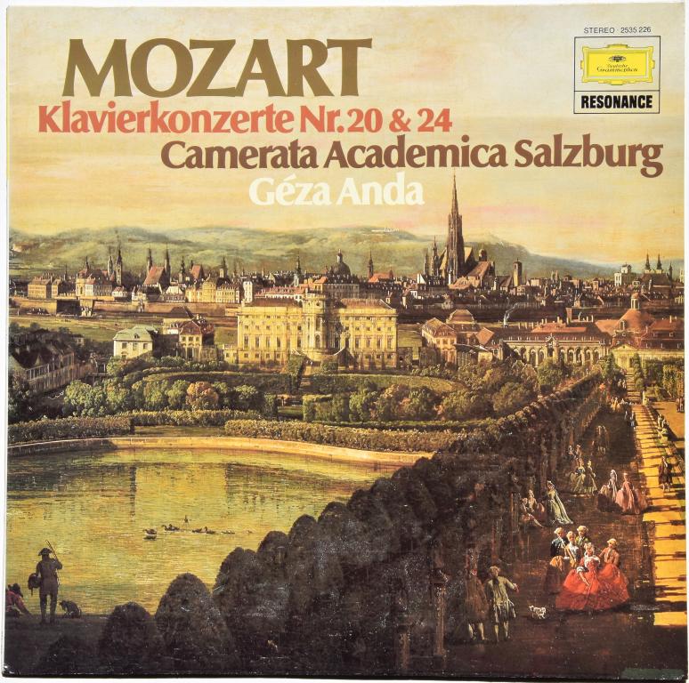 Mozart "Klavierkonzerte Nr.20 &amp; 24" 1977 Lp  MINT