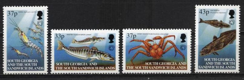 Южная Георгия и Южные Сандвичевы острова   Фауна 2001 MNH