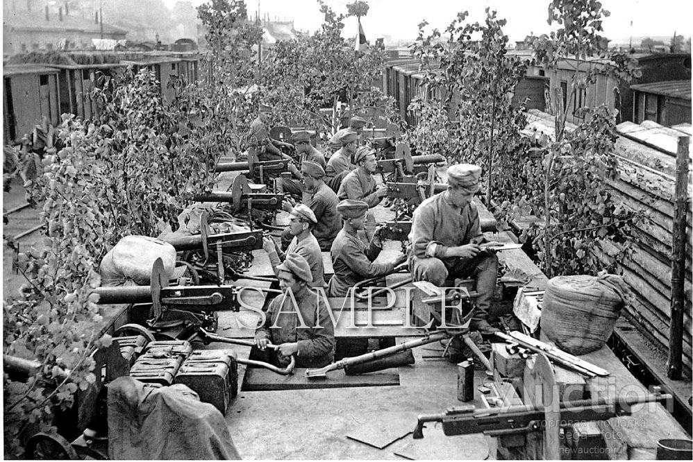 ПУЛЕМЕТЧИКИ с ПУЛЕМЕТОМ МАКСИМ Фотография А6 