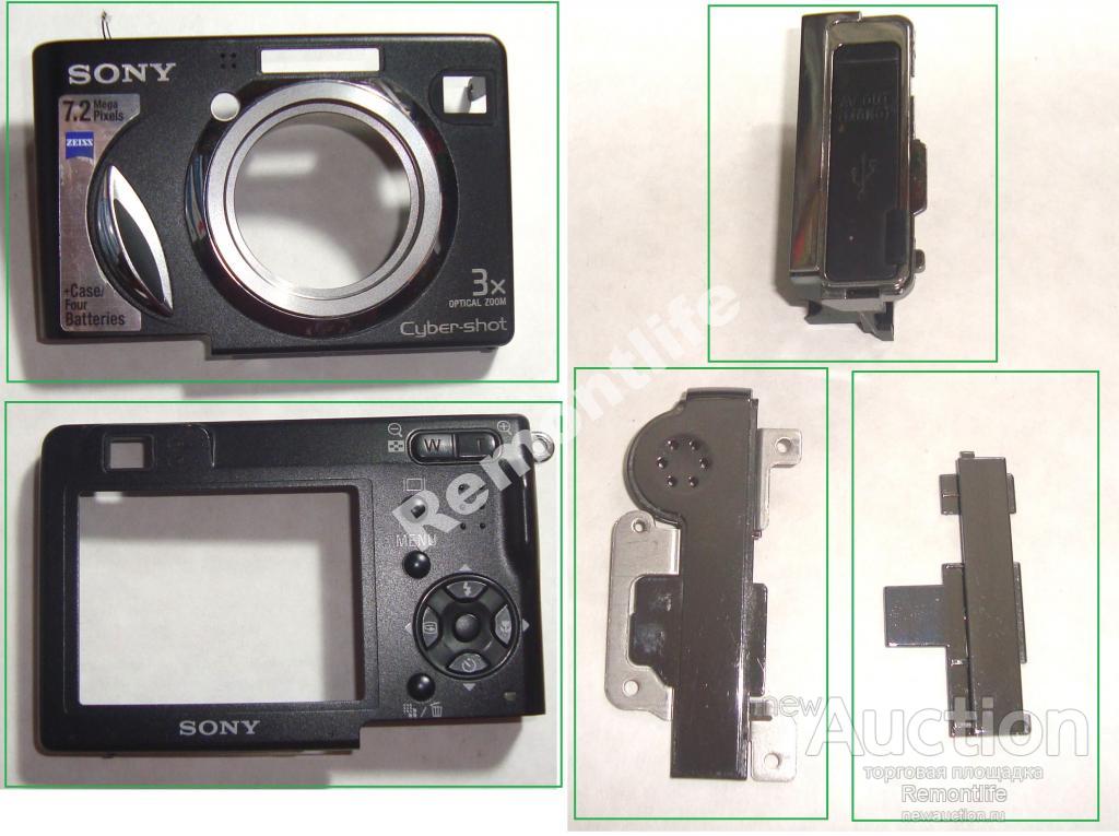 Sony DSC-W17 W17 корпус перед зад бок 