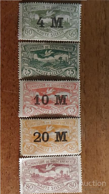 3й Рейх, Германия, марки почтовые - Верхняя СЕЛЕЗИЯ