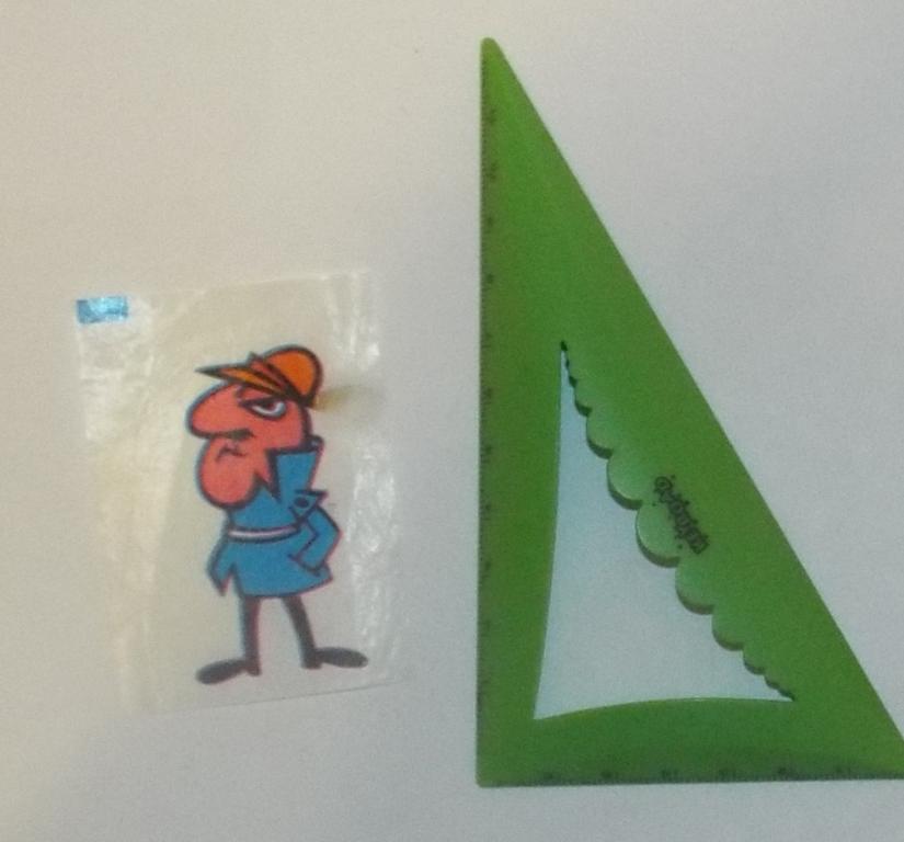 Фантик Наклейка переводка СССР возможно Переводная картинка